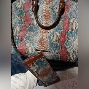 Brahmin handbag and wallet